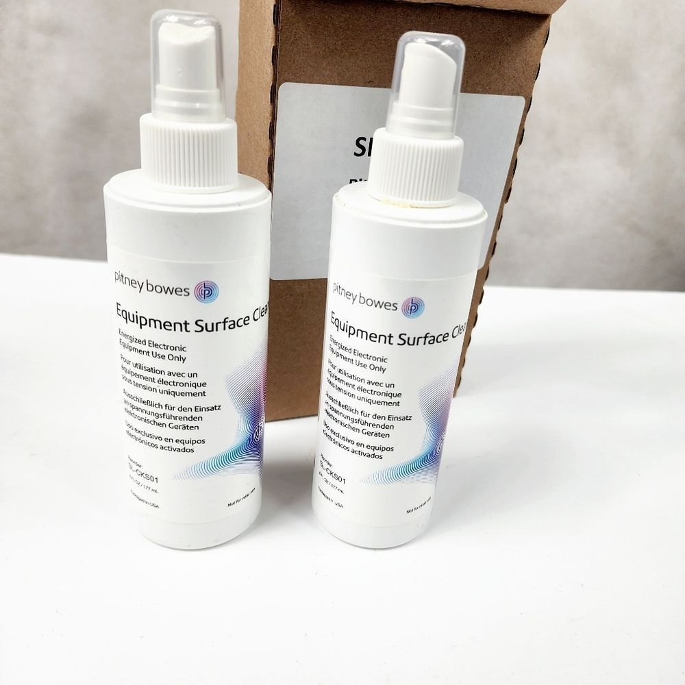 2 Pack Electronic Surface Cleaner from Pitney Bowes - Picture 1 of 2